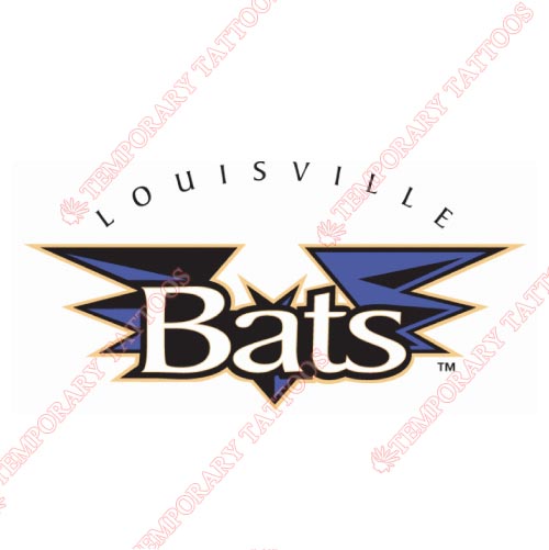 Louisville Bats Customize Temporary Tattoos Stickers NO.7987